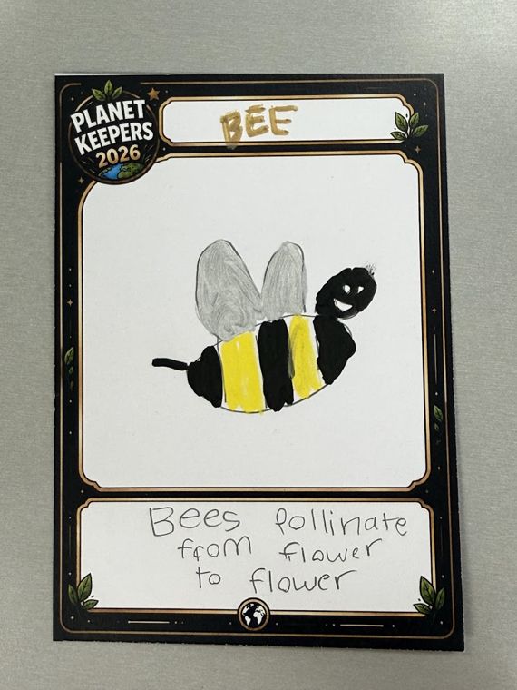 Student-designed Planet Keepers trading card 153