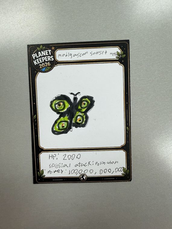 Student-designed Planet Keepers trading card 12