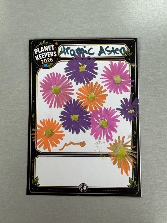 Student-designed Planet Keepers trading card 70