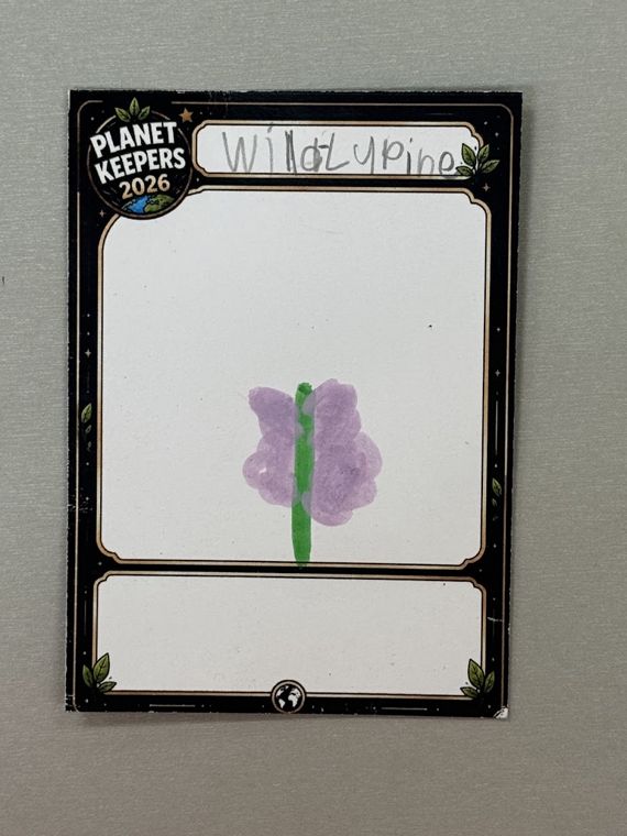Student-designed Planet Keepers trading card 56