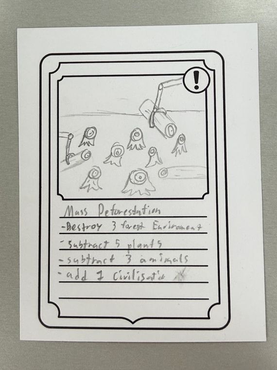 Student-designed Planet Keepers trading card 51