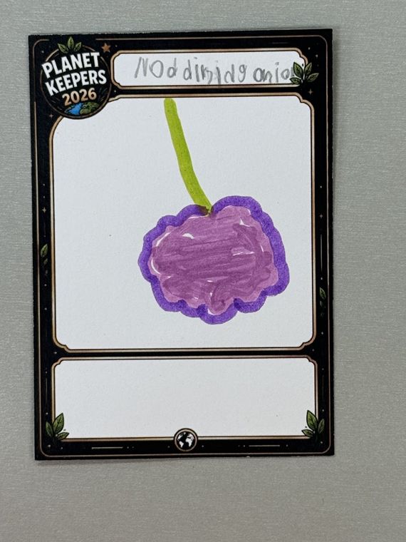 Student-designed Planet Keepers trading card 76