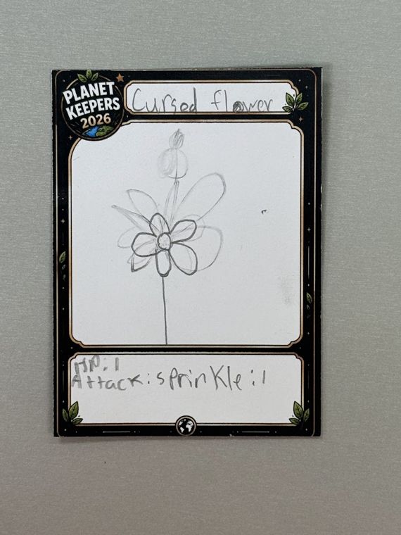 Student-designed Planet Keepers trading card 26