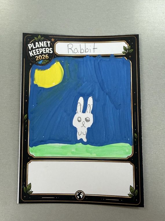 Student-designed Planet Keepers trading card 94