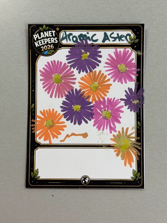 Student-designed Planet Keepers trading card 124