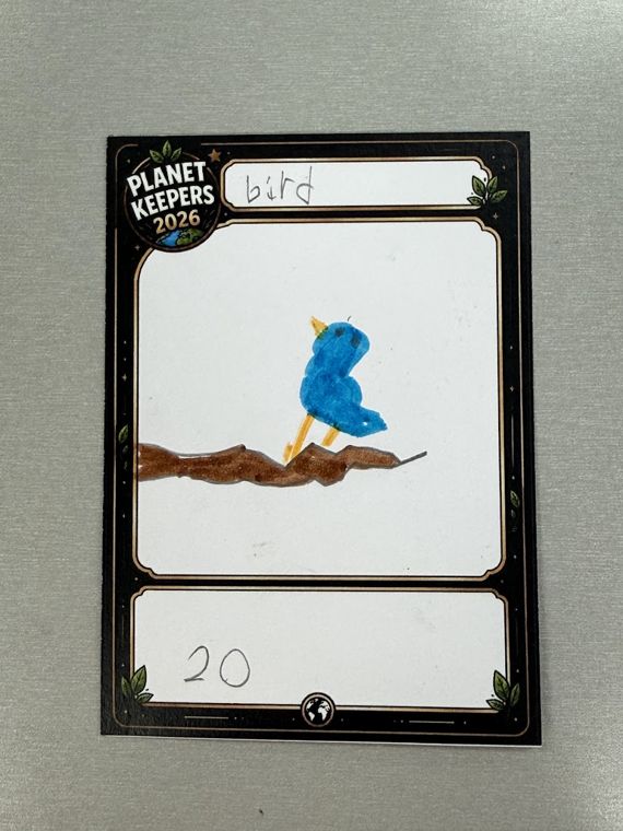 Student-designed Planet Keepers trading card 95