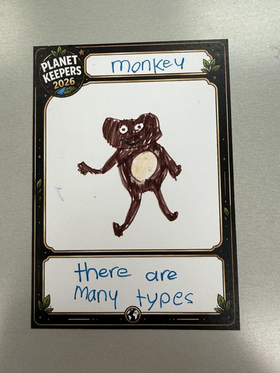 Student-designed Planet Keepers trading card 48