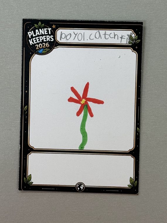 Student-designed Planet Keepers trading card 108