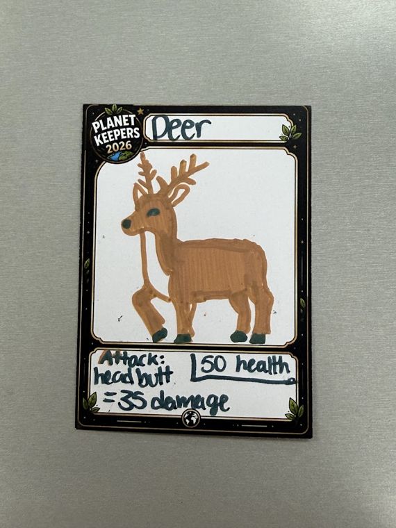 Student-designed Planet Keepers trading card 71