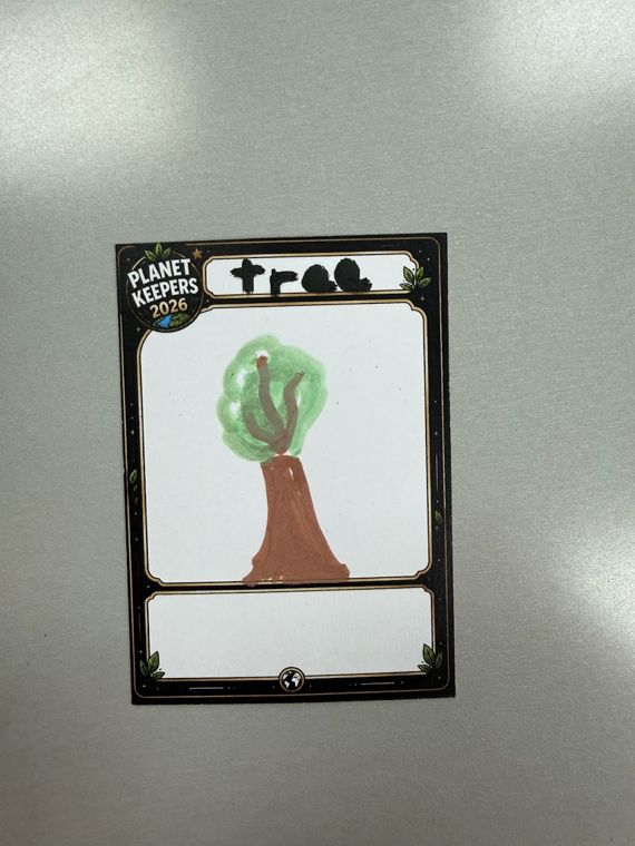 Student-designed Planet Keepers trading card 91