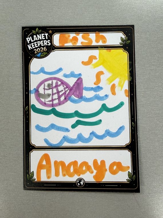 Student-designed Planet Keepers trading card 20