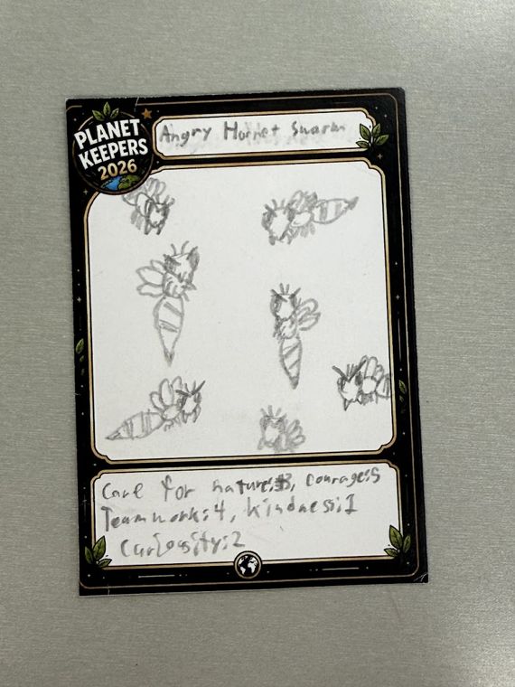 Student-designed Planet Keepers trading card 16