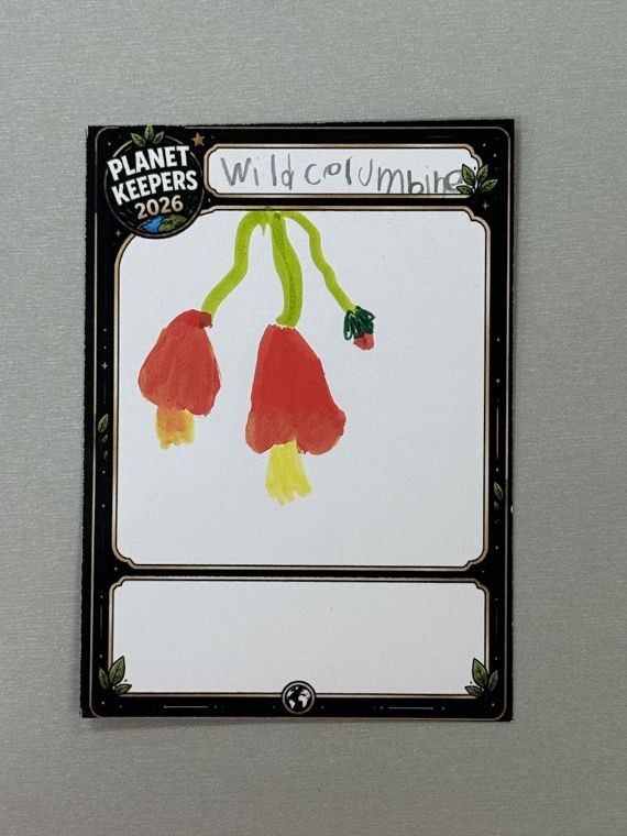 Student-designed Planet Keepers trading card 123