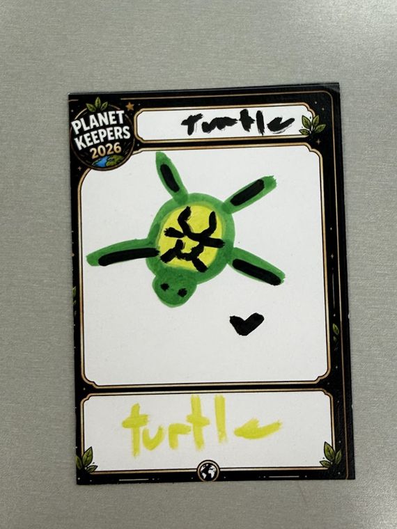 Student-designed Planet Keepers trading card 15