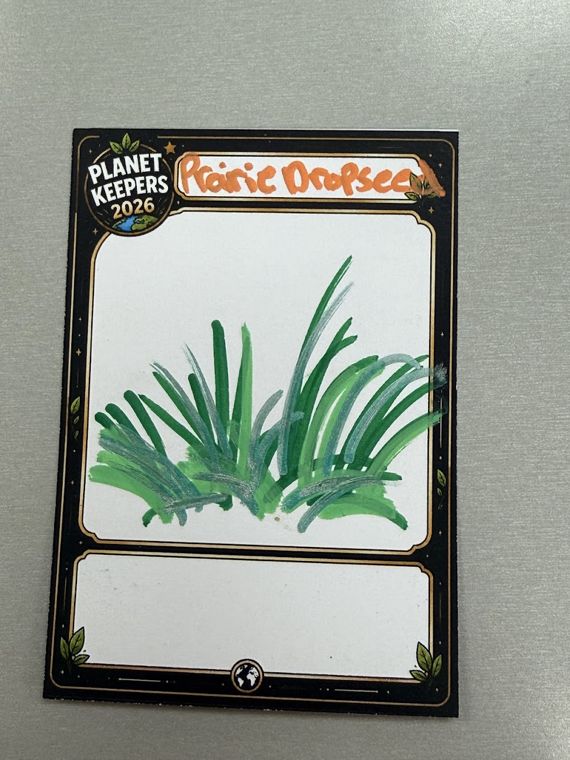Student-designed Planet Keepers trading card 65