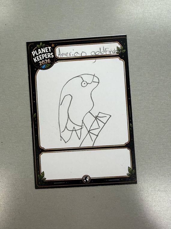 Student-designed Planet Keepers trading card 114