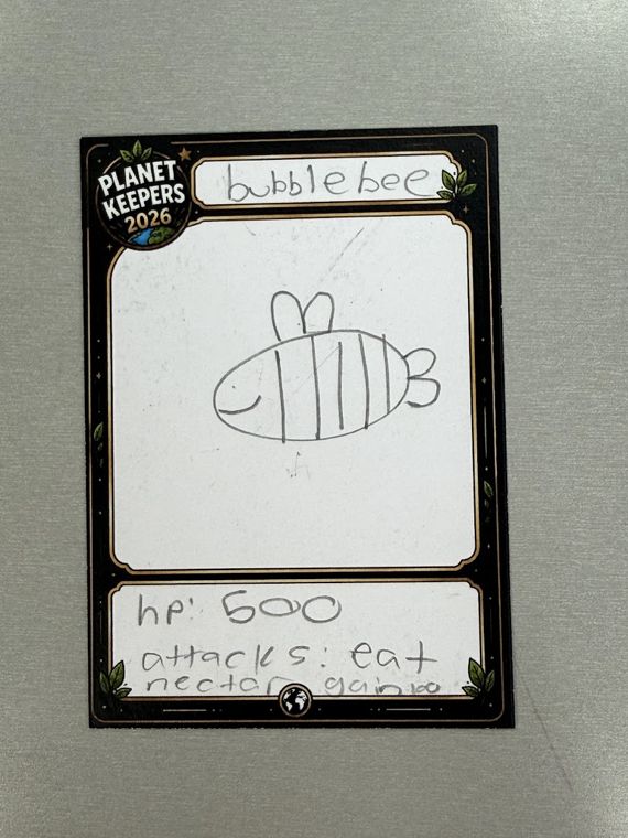 Student-designed Planet Keepers trading card 88